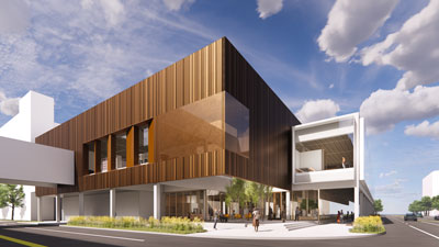 New Central Library near 12th and “O” streets looking southwest