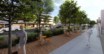 South side of “O” Street from 13th to 14th streets