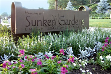 Sunken Gardens sign