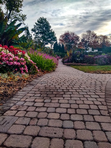 Paving the Path engraved bricks honor loved ones.