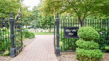 Hazel Abel gated entrance