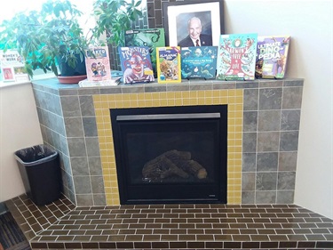 Williams Branch Library fireplace