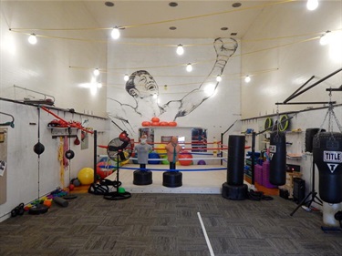 Air Park Recreation Center boxing area