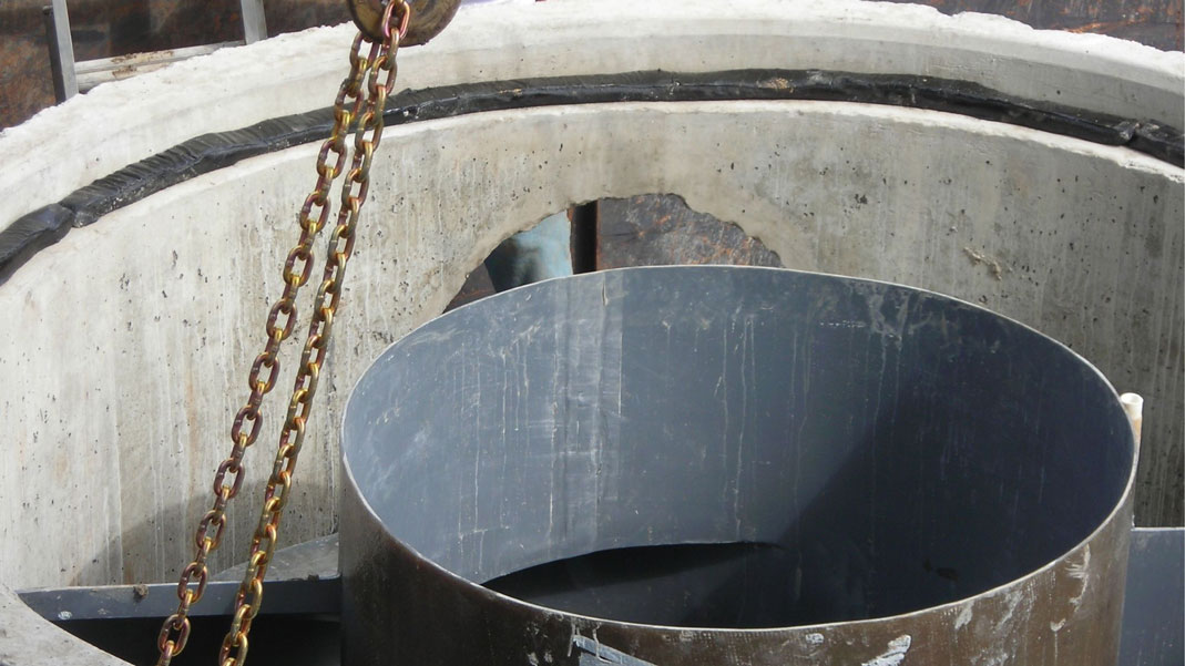 The first hydrodynamic separator in Lincoln was installed underground in 2009