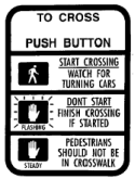 Push-Button Detector for Pedestrian Signal