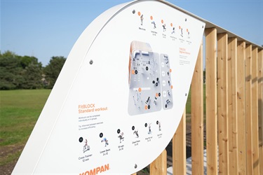 FitBLOCK Standard Workout signage