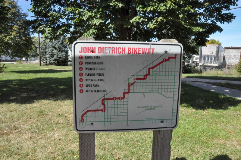 Dietrich Sign in 45th & Gladstone Park