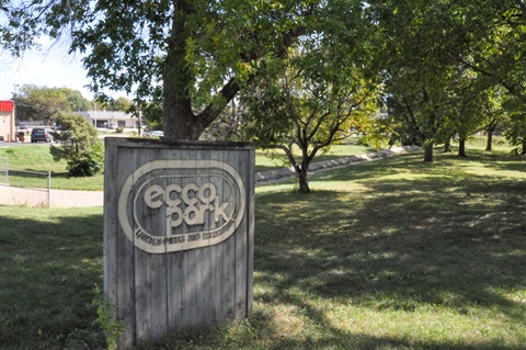 ECCO park sign