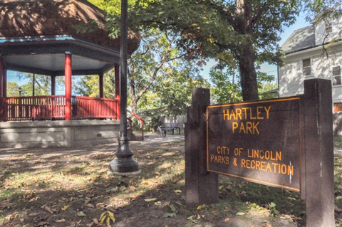 Hartley Park Sign