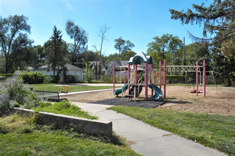Nevin Park playground area