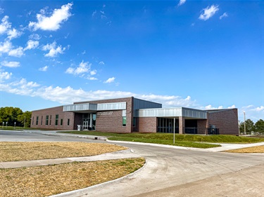 Exterior of Air Park Community Center and Williams Branch Library