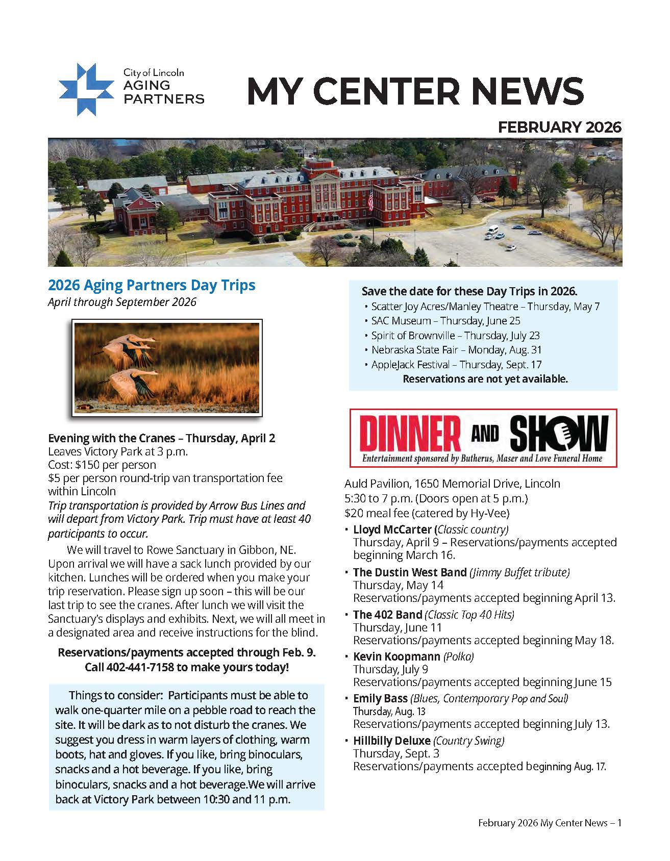 My Center News cover