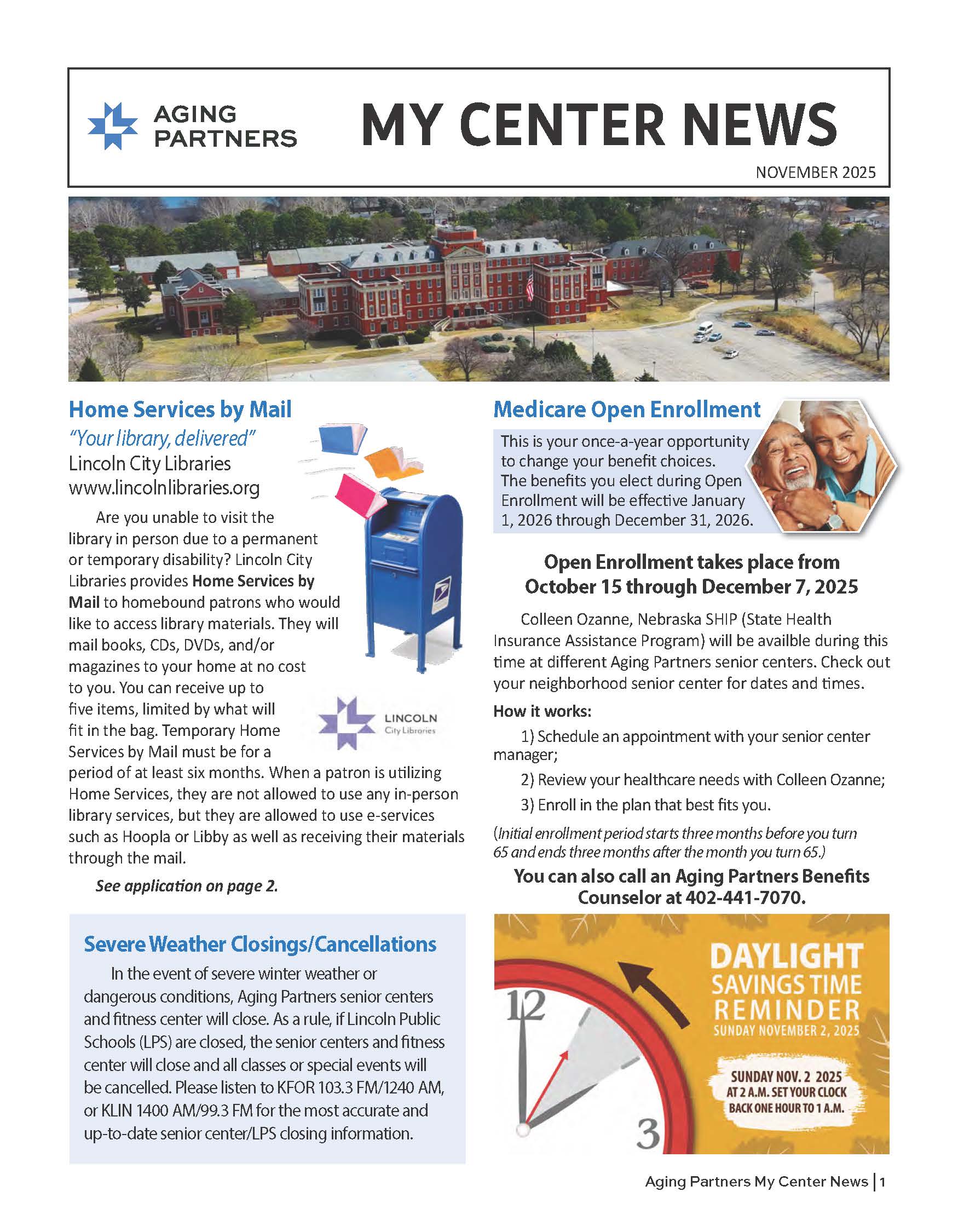 My Center News cover